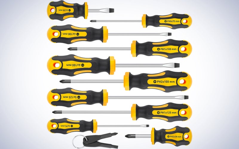 Amartisan 10-Piece Magnetic Screwdrivers Set