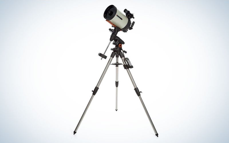 The Celestron Advanced VX 8 Edge HD on a plain background