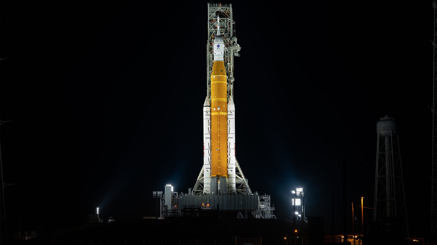 NASA’s Space Launch System (SLS) rocket with the Orion spacecraft atop launches the agency’s Artemis I flight test on November 16, 2022. The Artemis I mission was the first integrated test of the agency’s deep space exploration systems.